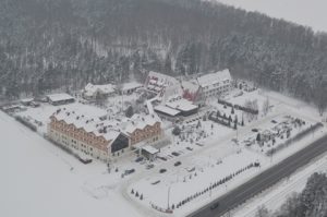 hotelu rubbens & monet zimą