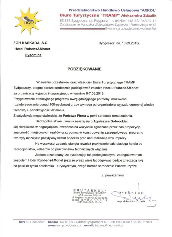 referencje Tramp