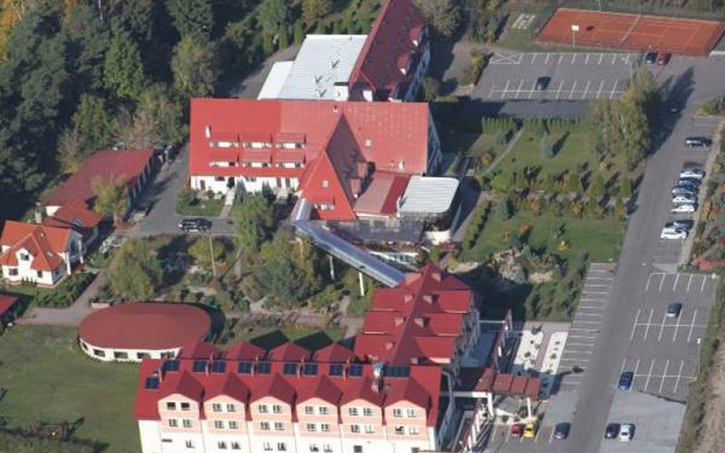 hotel Rubbens & Monet widok z lotu ptaka