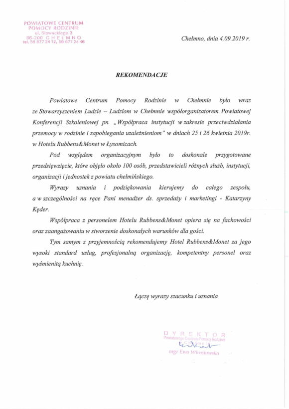 konferencja pcpr referencje